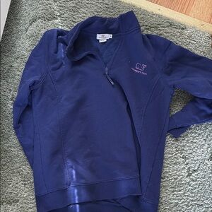 Vineyard Vines Navy Quarter-Zip Pullover